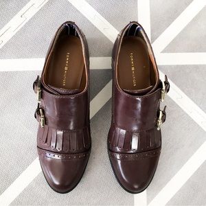 Dark Academia Wine Oxford Loafers